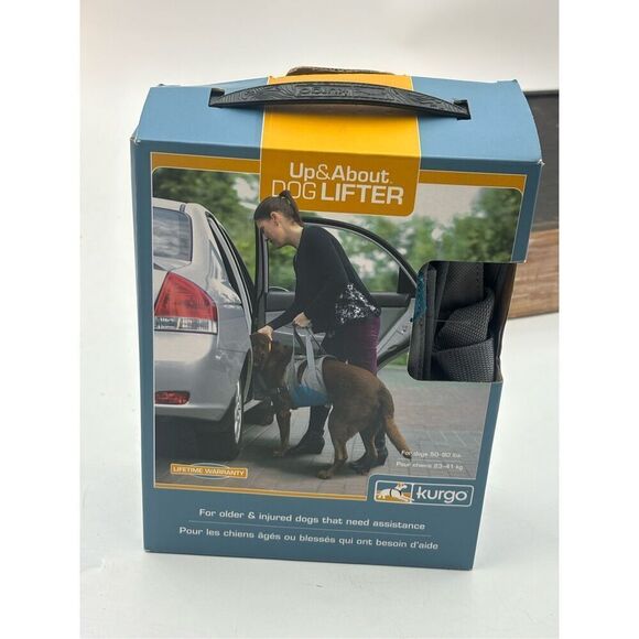 Kurgo Up & About Dog Lifter - Support Harness for Dogs 50-90 lbs new in open box - Picture 1 of 3